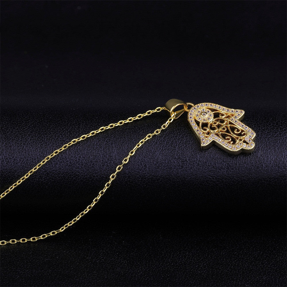 Evil Eye Pendant with Necklace