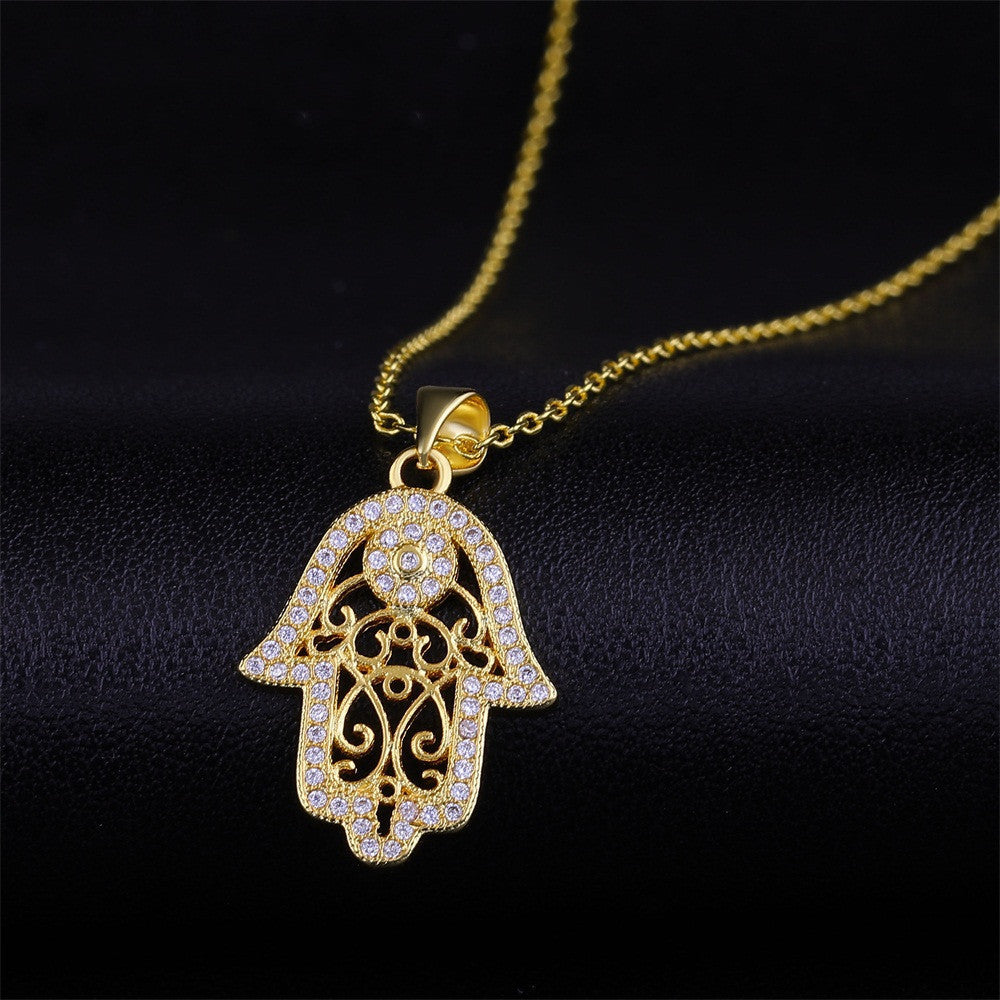 Evil Eye Pendant with Necklace