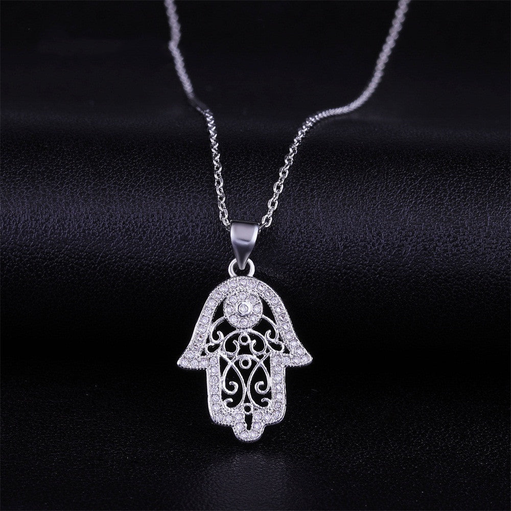 Evil Eye Pendant with Necklace