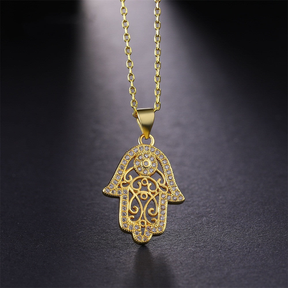 Evil Eye Pendant with Necklace